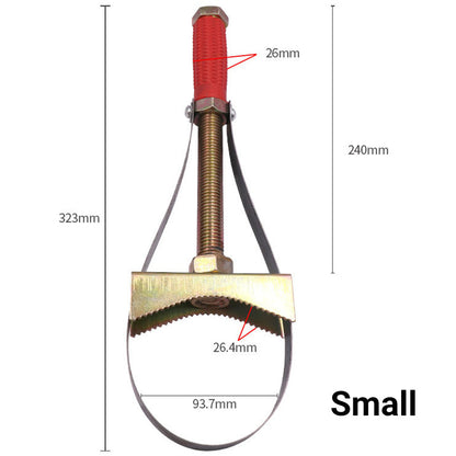 Auto-Ölfilterschlüssel mit verstellbarem Stahlriemen