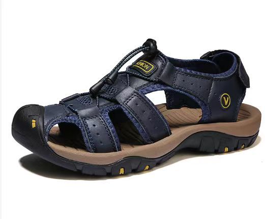 Bequeme Outdoor-Strandschuhe aus Leder