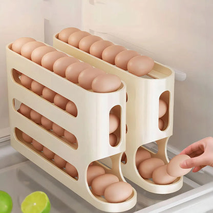 Automatic Rolling Egg Organizer