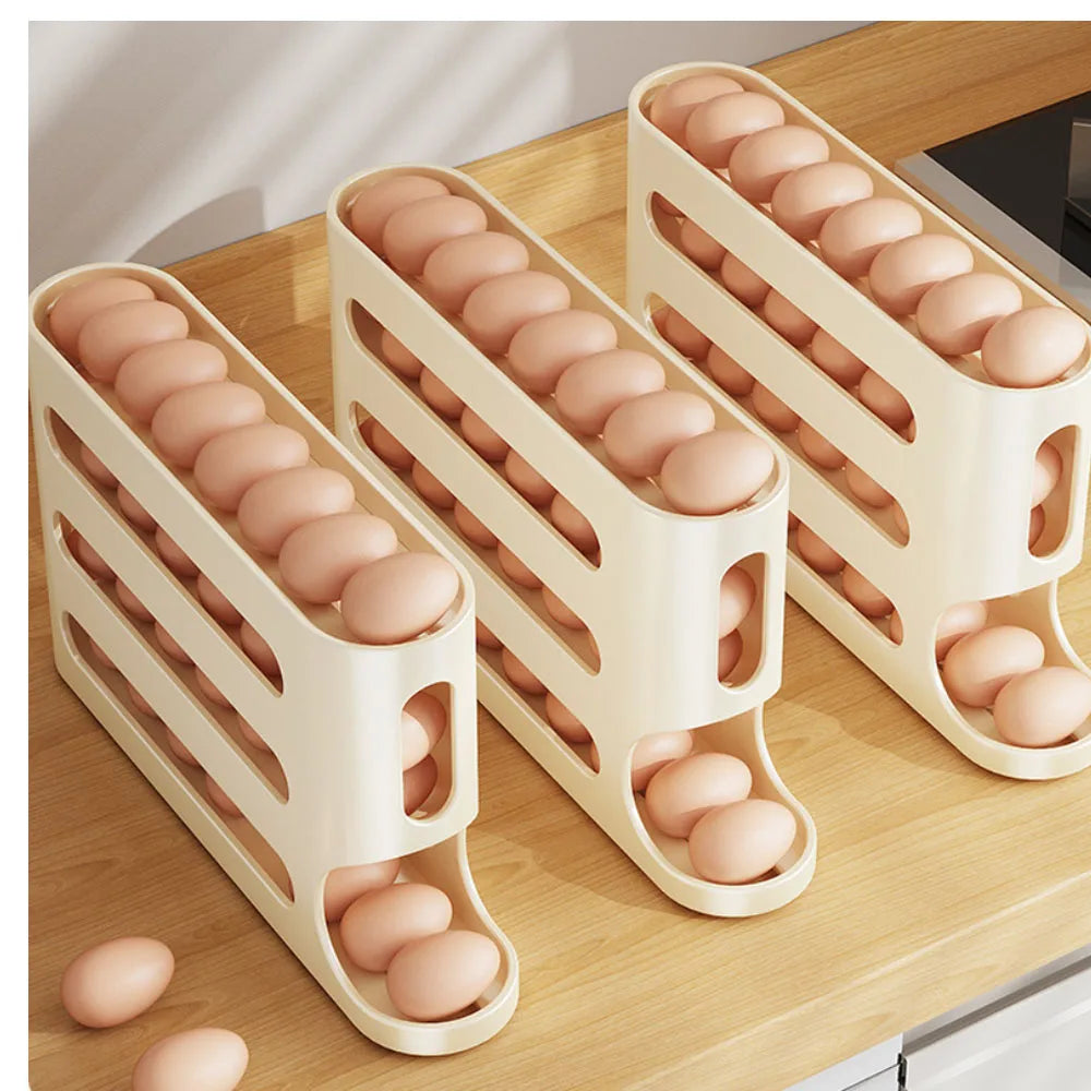 Automatic Rolling Egg Organizer