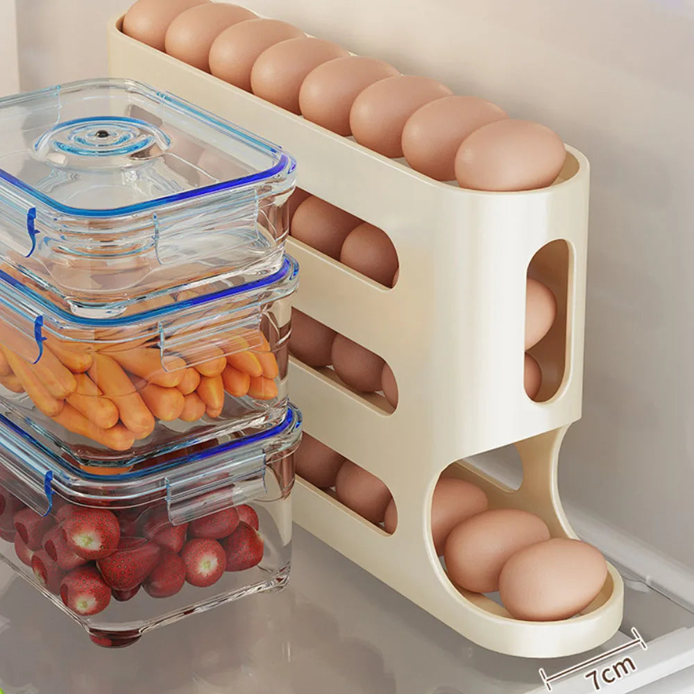 Automatic Rolling Egg Organizer