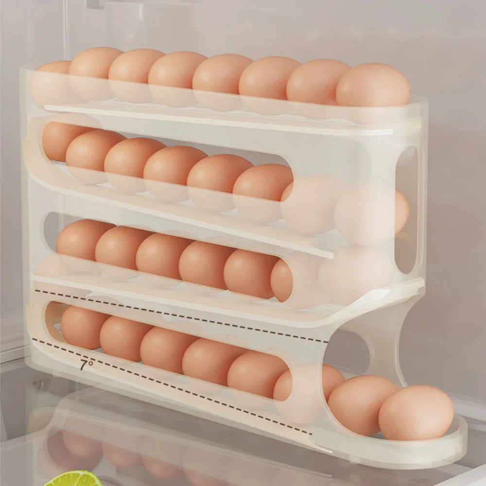 Automatic Rolling Egg Organizer