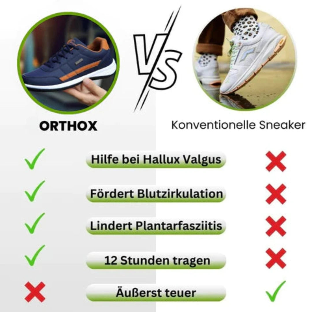 OrthoX - ergonomische schmerzlindernde Komfortschuhe Unisex