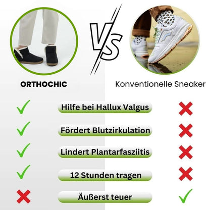 OrthoChic - ergonomisch schmerzlindernder Komfortschuh für Damen