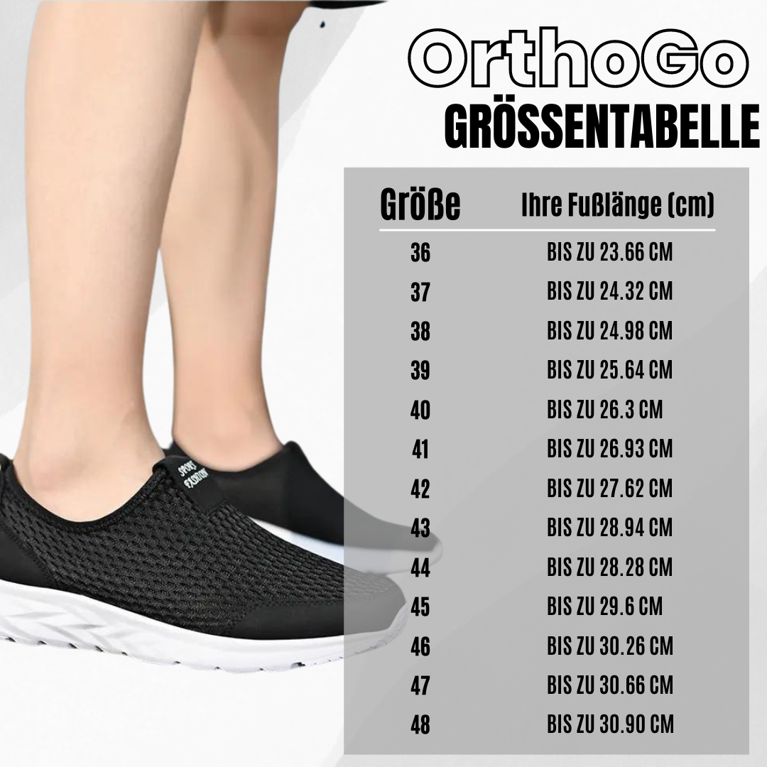 OrthoGo - schmerzlindernder, federleichter und wasserfester Ortho Schuh