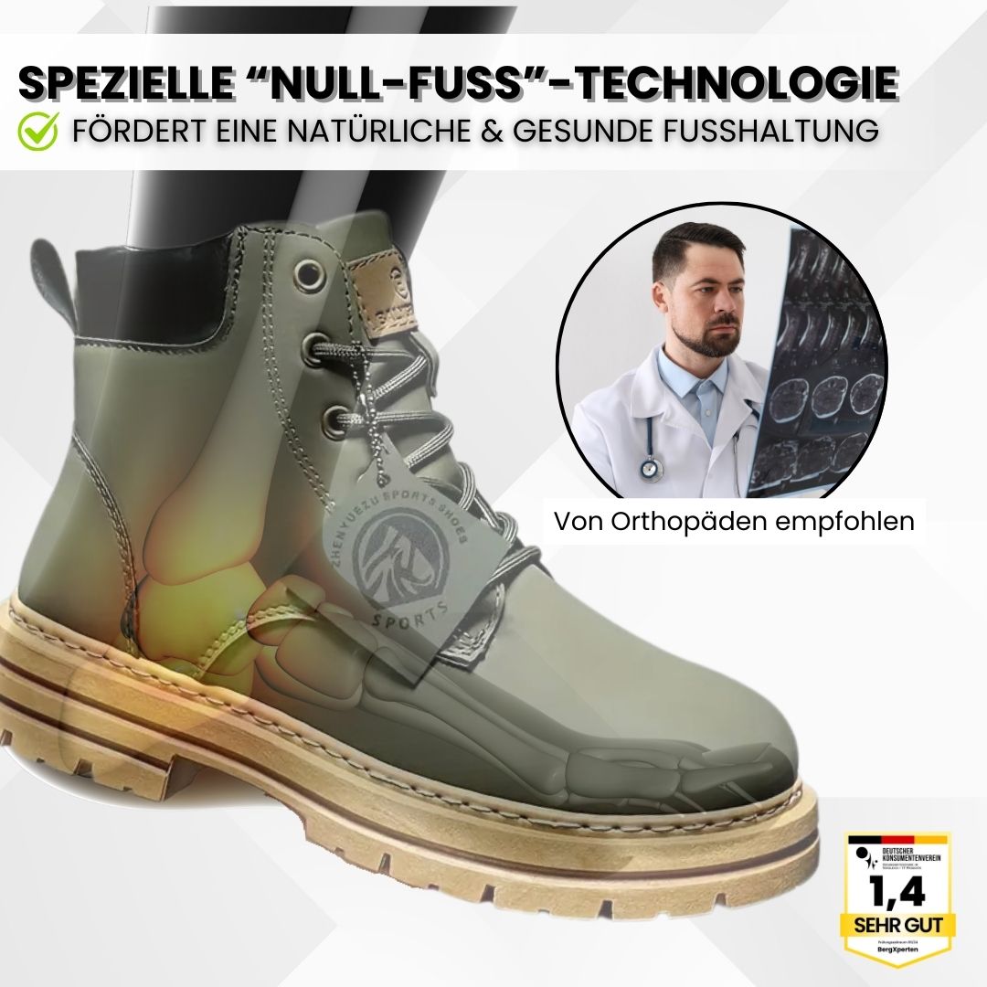 Orthoboot - ergonomisch schmerzlindernder Komfort-Stiefel für Herbst/Winter