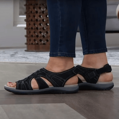 Weiche und verstellbare Sandalen mit Unterstützung für Damen